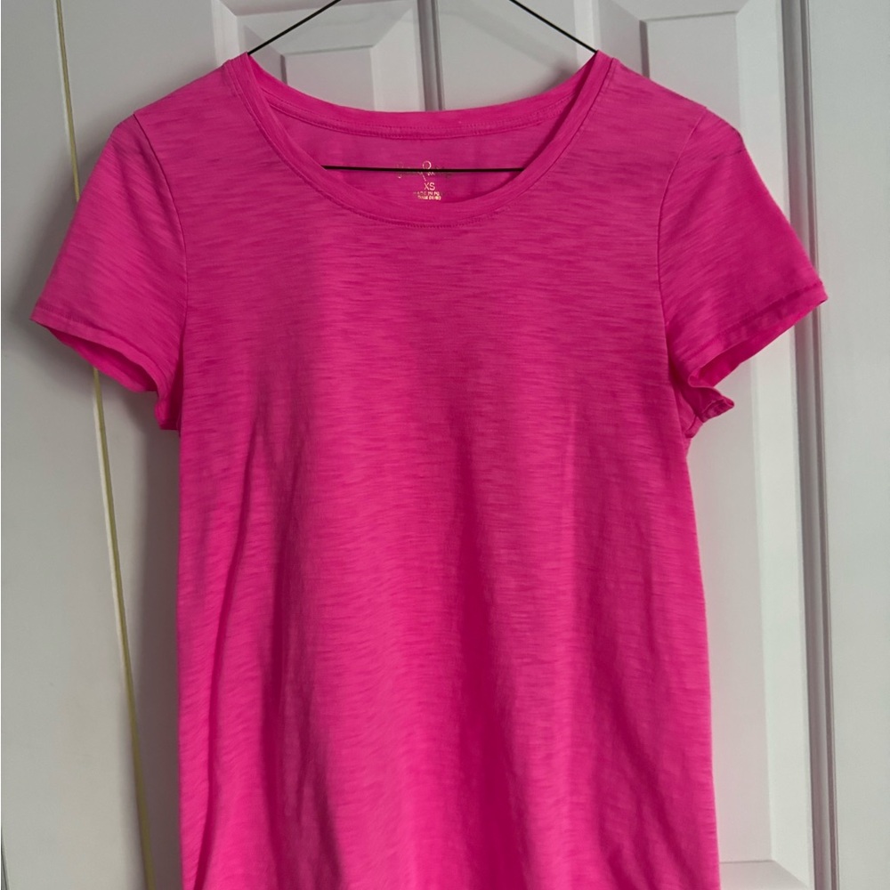 Lilly Pulitzer Vibrant Pink Short Sleeve Tee